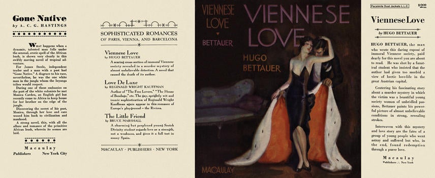 Item #238 Viennese Love. Hugo Bettauer