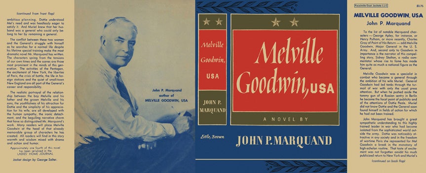 Item #23820 Melville Goodwin, USA. John P. Marquand
