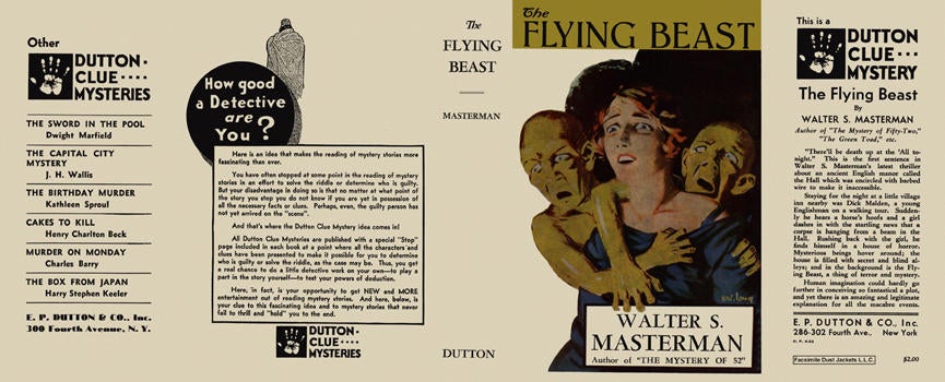 Item #2385 Flying Beast, The. Walter S. Masterman