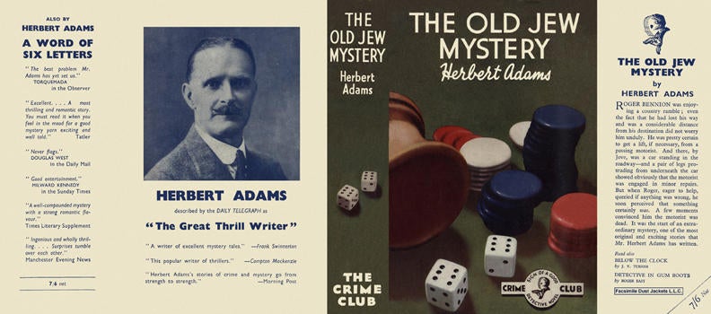 Item #24 Old Jew Mystery, The. Herbert Adams