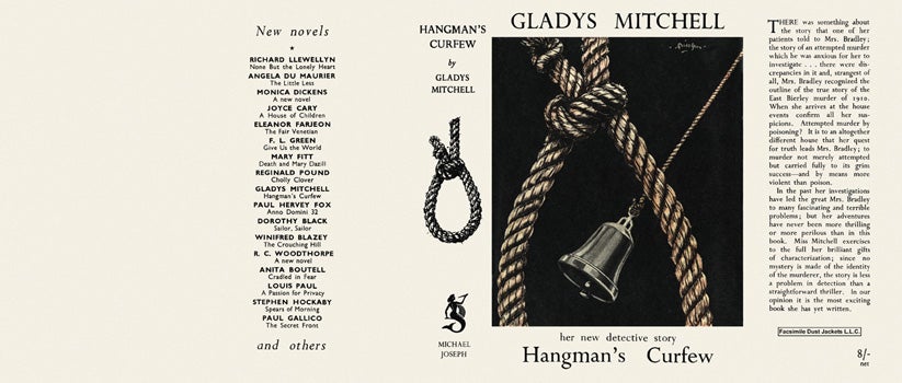 Item #2402 Hangman's Curfew. Gladys Mitchell.