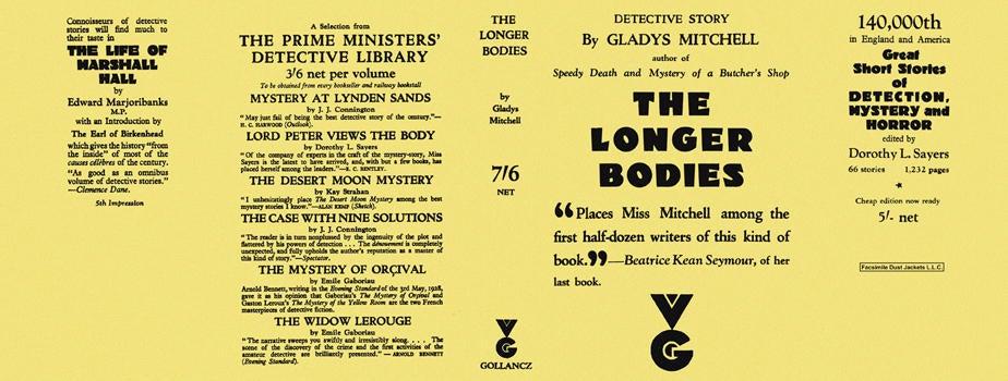 Item #2403 Longer Bodies, The. Gladys Mitchell