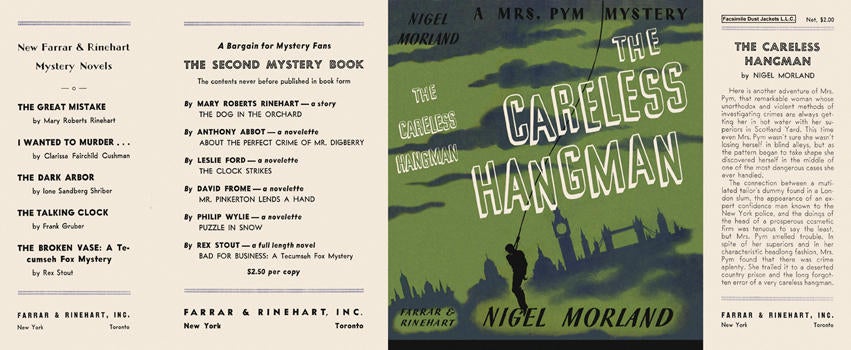 Item #2425 Careless Hangman, The. Nigel Morland.