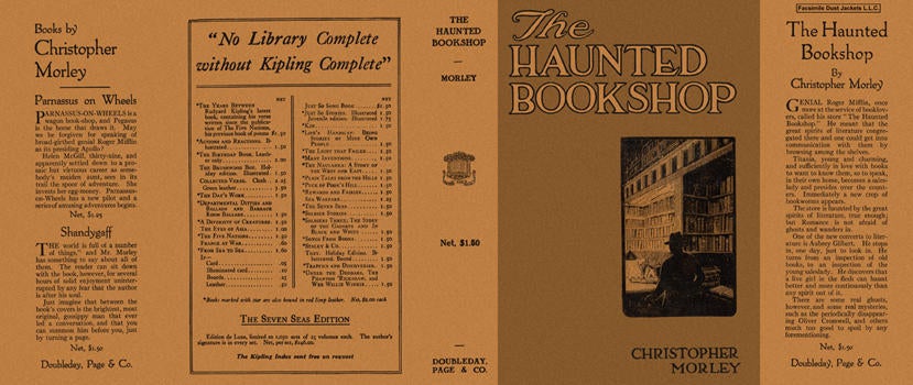 Item #2430 Haunted Bookshop, The. Christopher Morley.
