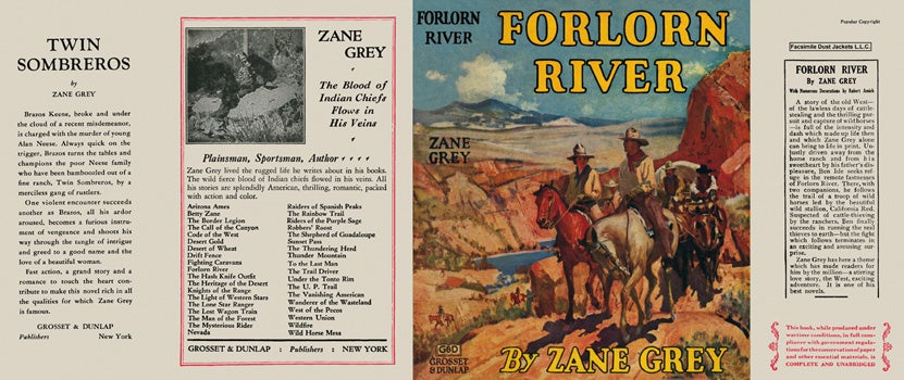 Item #24308 Forlorn River. Zane Grey.