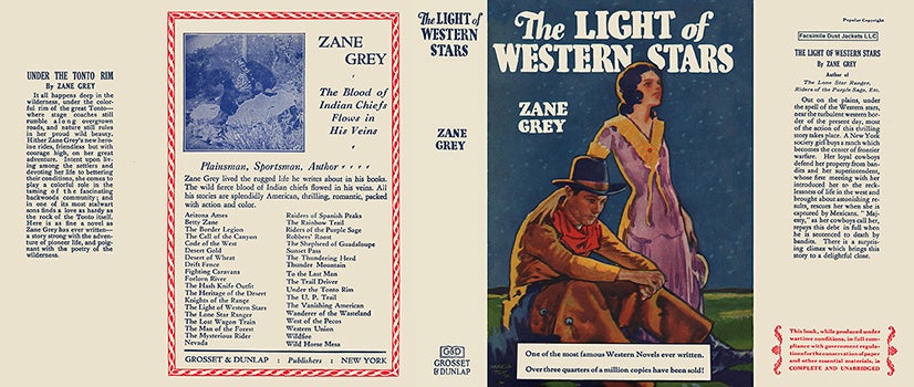 Item #24309 Light of Western Stars, The. Zane Grey