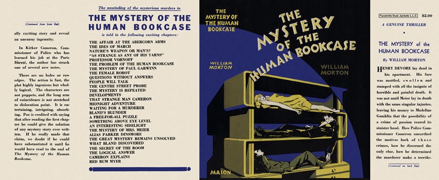Item #2434 Mystery of the Human Bookcase, The. William Morton.