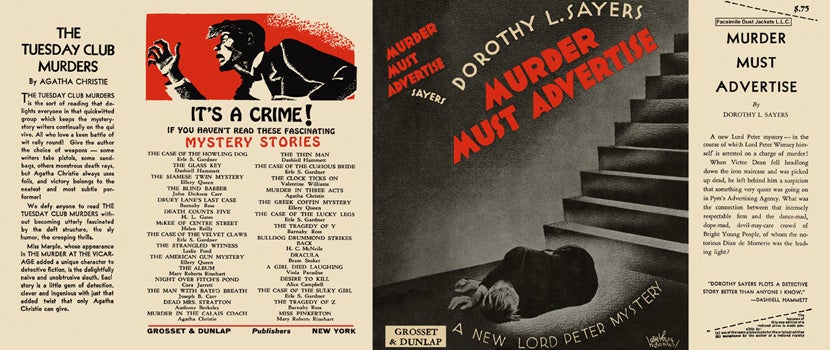 Item #24347 Murder Must Advertise. Dorothy L. Sayers.