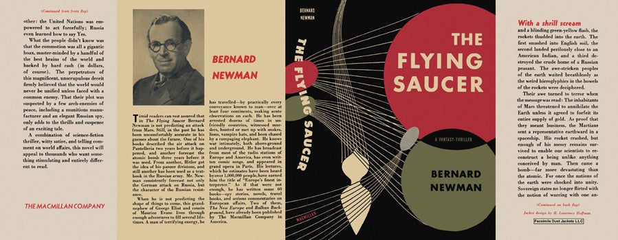 Item #24411 Flying Saucer, The. Bernard Newman