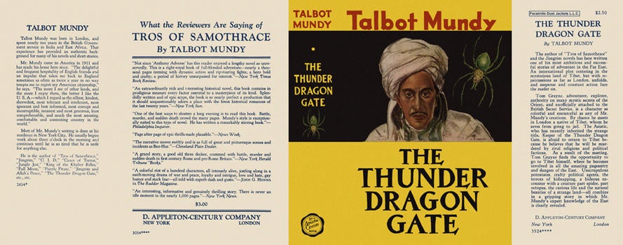Item #2442 Thunder Dragon Gate, The. Talbot Mundy.