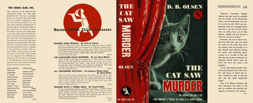 Item #2464 Cat Saw Murder, The. D. B. Olsen