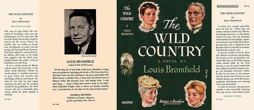 Item #24733 Wild Country, The. Louis Bromfield