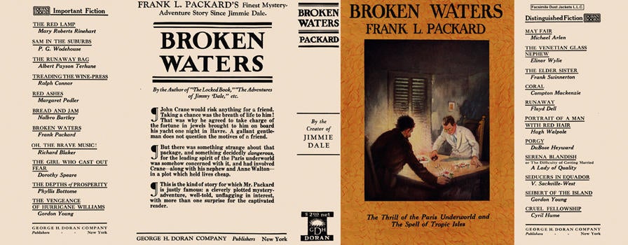 Item #2482 Broken Waters. Frank L. Packard