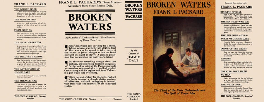 Item #2483 Broken Waters. Frank L. Packard