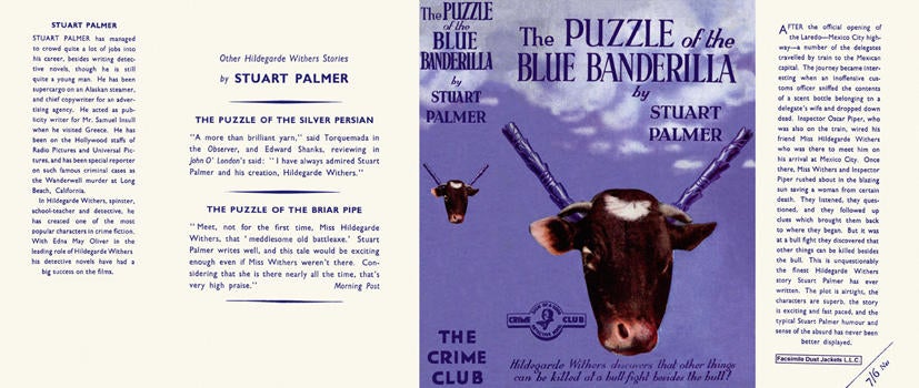 Item #2509 Puzzle of the Blue Banderilla, The. Stuart Palmer.
