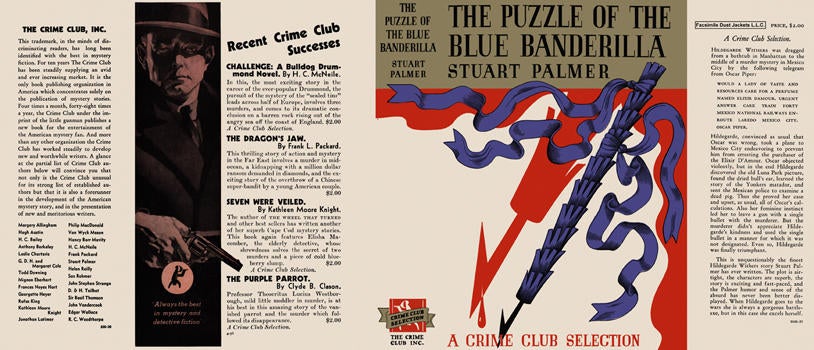 Item #2510 Puzzle of the Blue Banderilla, The. Stuart Palmer