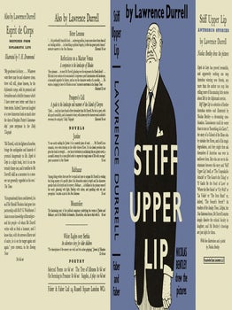 Stiff Upper Lip. Lawrence Durrell, Nicolas Bentley.