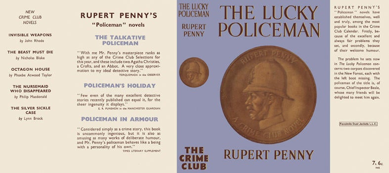Item #2524 Lucky Policeman, The. Rupert Penny