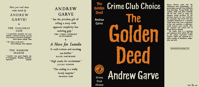 Item #25340 Golden Deed, The. Andrew Garve