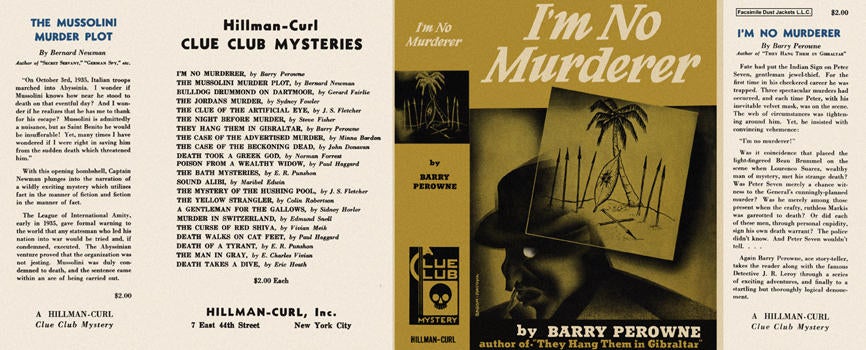 Item #2536 I'm No Murderer. Barry Perowne.