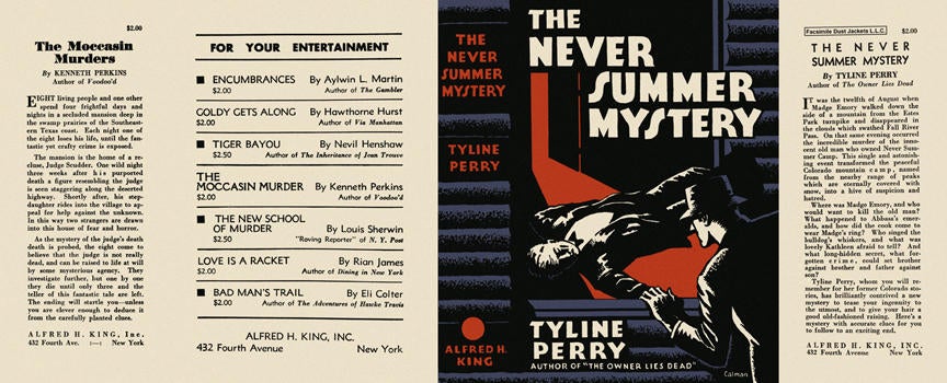 Item #2538 Never Summer Mystery, The. Tyline Perry.