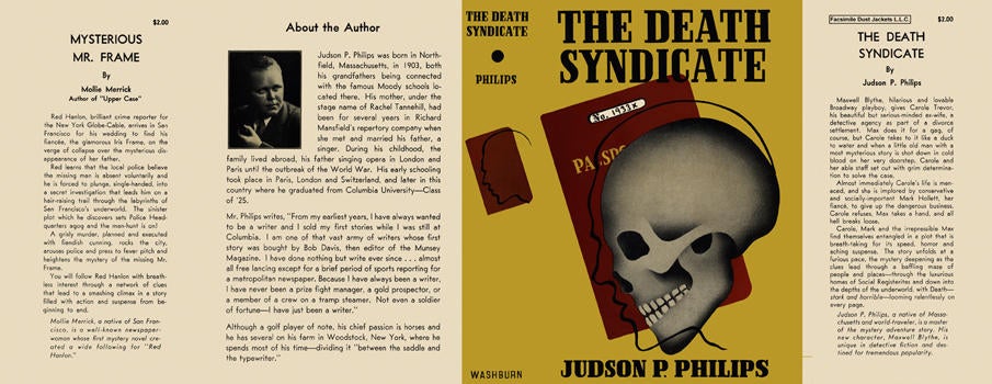 Item #2543 Death Syndicate, The. Judson Philips