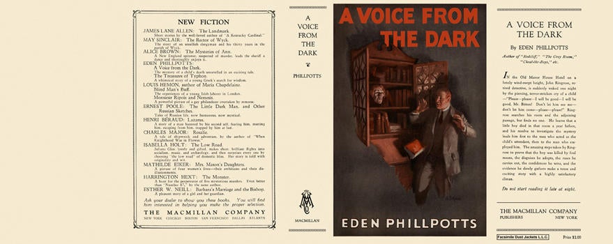 Item #2549 Voice from the Dark, A. Eden Phillpotts.