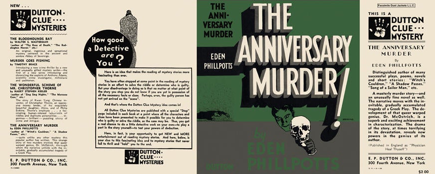 Item #2550 Anniversary Murder, The. Eden Phillpotts.