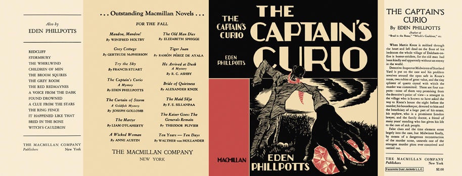 Item #2551 Captain's Curio, The. Eden Phillpotts.