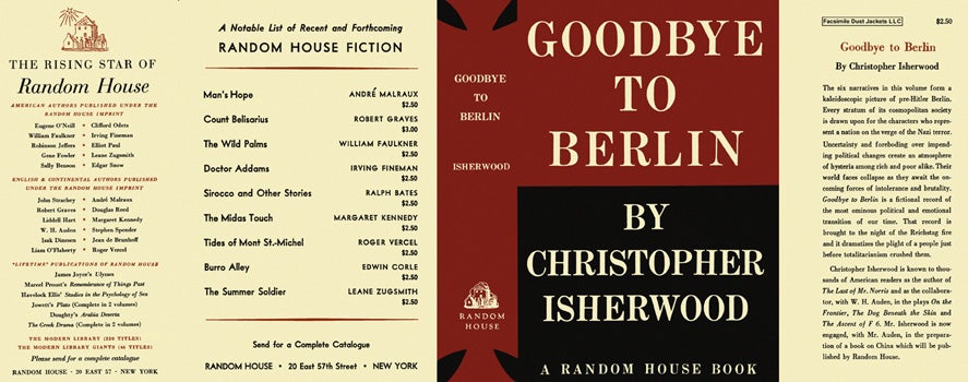 Item #25615 Goodbye to Berlin. Christopher Isherwood
