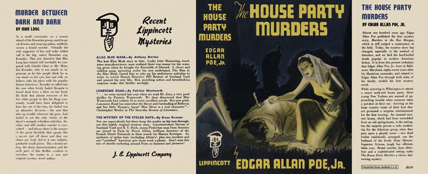 Item #2567 House Party Murders, The. Edgar Allan Poe, Jr.
