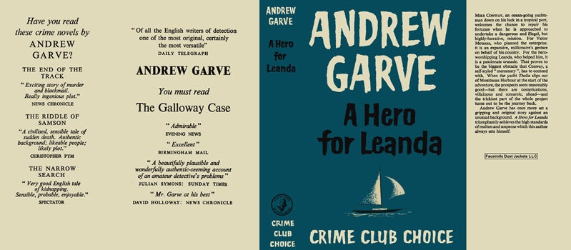 Item #25756 Hero for Leanda, A. Andrew Garve