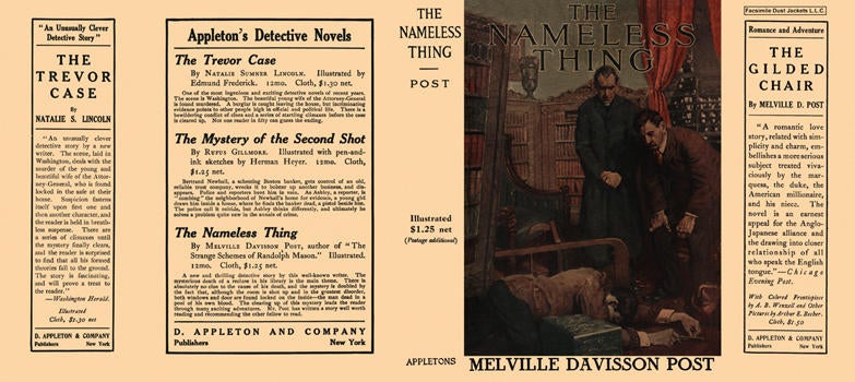 Item #2577 Nameless Thing, The. Melville Davisson Post.