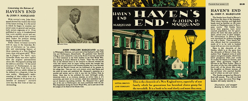 Item #25872 Haven's End. John P. Marquand.