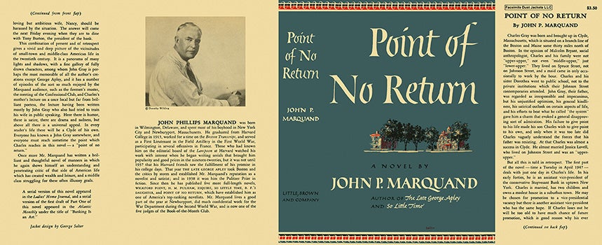 Item #25874 Point of No Return. John P. Marquand