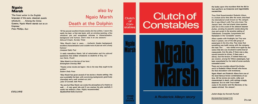 Item #25880 Clutch of Constables. Ngaio Marsh