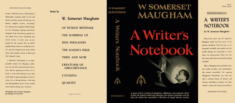 Item #25911 Writer's Notebook, A. W. Somerset Maugham