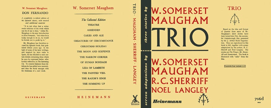 Item #25912 Trio. W. Somerset Maugham