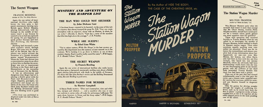 Item #2597 Station Wagon Murder, The. Milton Propper