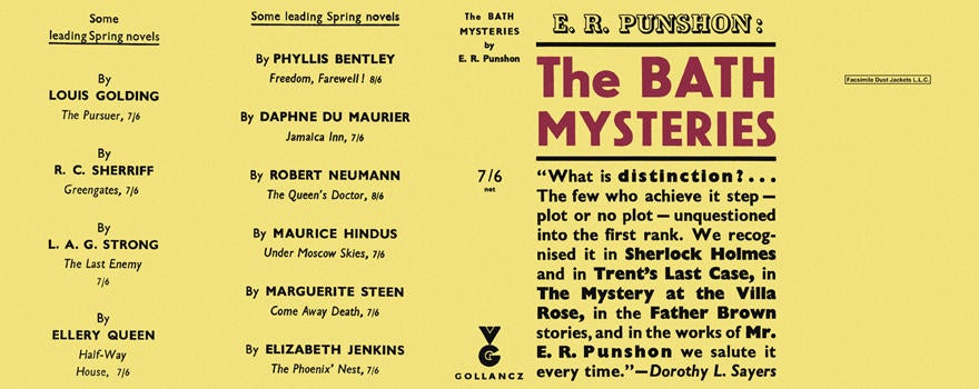 Item #2600 Bath Mysteries, The. E. R. Punshon
