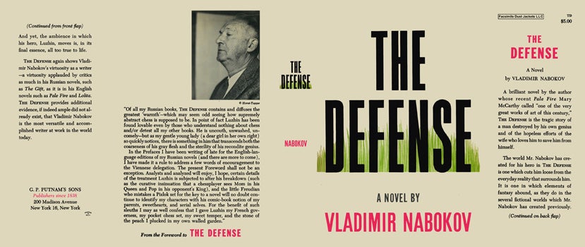 Item #26009 Defense, The. Vladimir Nabokov.