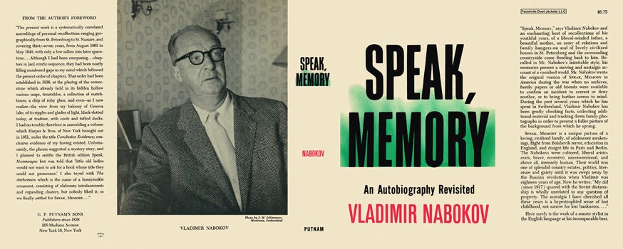 Speak Memory Memoir – Speak, Memory – QEJX