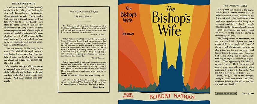 Item #26016 Bishop's Wife, The. Robert Nathan