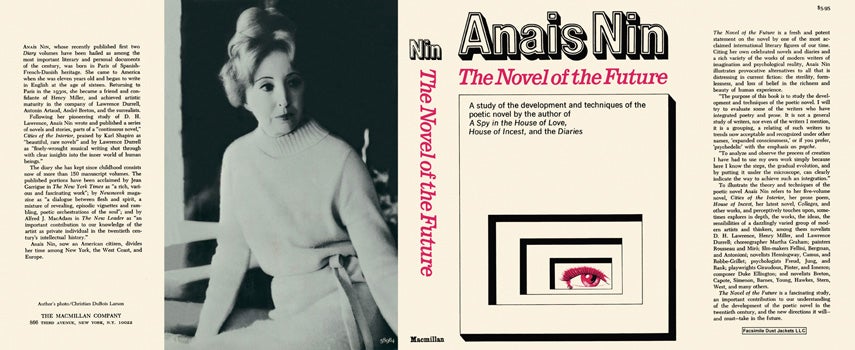 Item #26038 Novel of the Future, The. Anais Nin