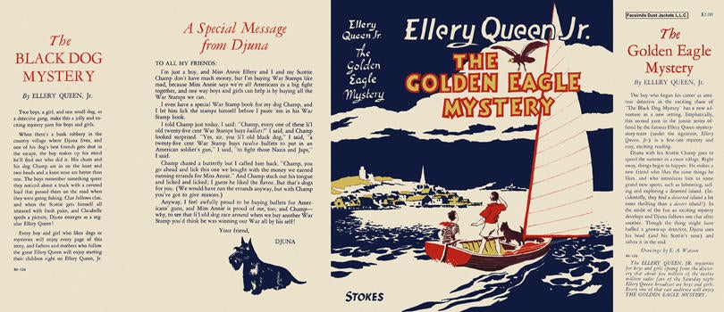 Item #2613 Golden Eagle Mystery, The. Ellery Queen, Jr.