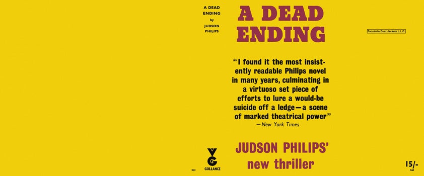 Item #26143 Dead Ending, A. Judson Philips