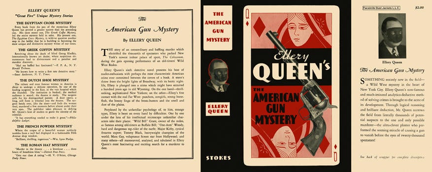 Item #2615 American Gun Mystery, The. Ellery Queen