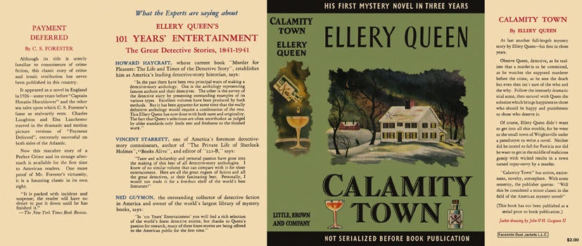 Item #2617 Calamity Town. Ellery Queen.