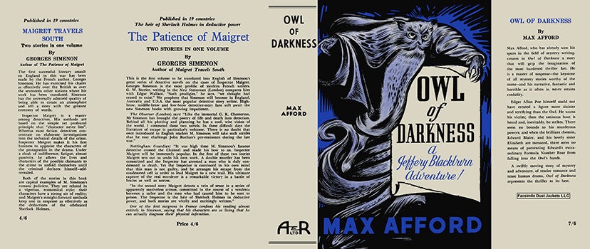 Item #26215 Owl of Darkness. Max Afford