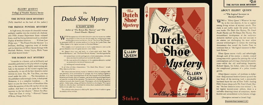 Item #2625 Dutch Shoe Mystery, The. Ellery Queen.